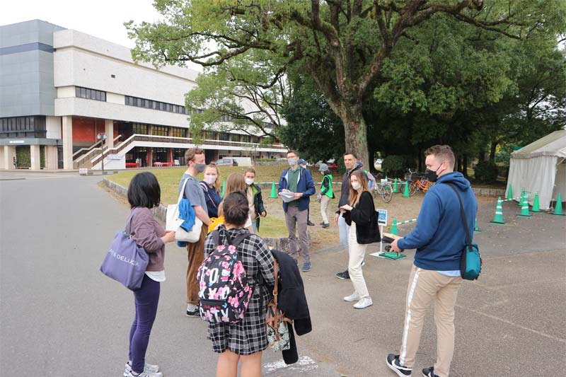 Nagoya TEFL course students getting ready for class